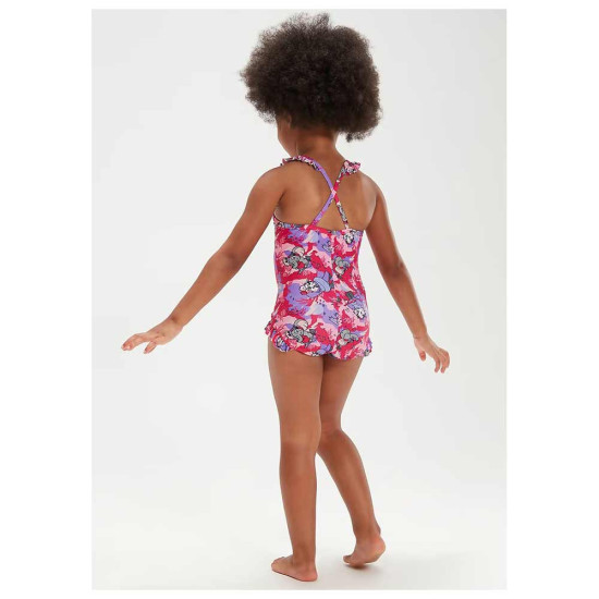 Speedo Παιδικό ολόσωμο μαγιό Printed Frill Thinstrap
